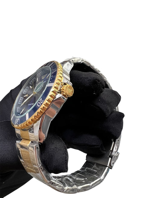 Emporio Armani Automatic Diver με ασημί-χρυσό μπρασελέ
